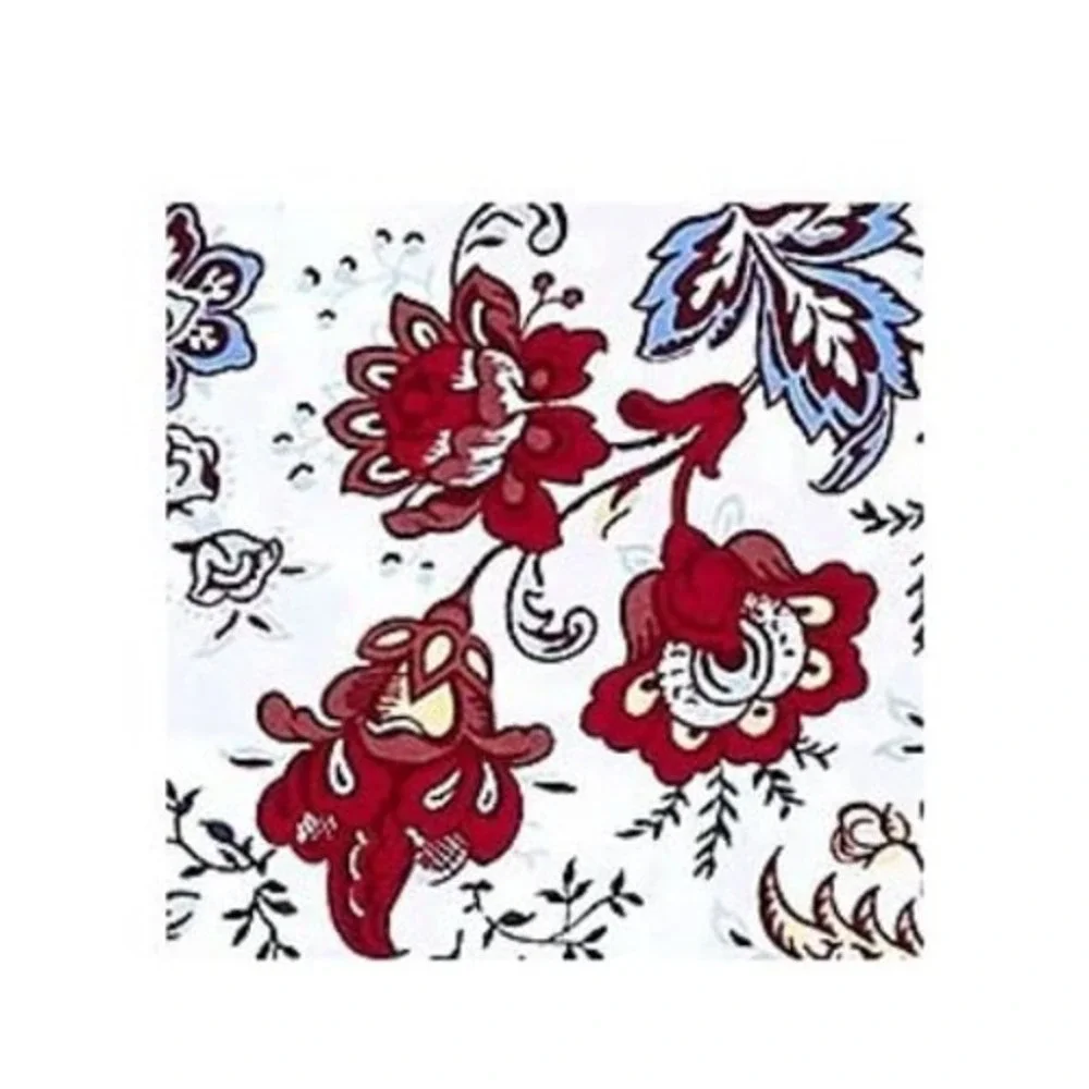 Anne de Solene Paris Fleur de Perse King Flat Sheet & King Fitted Sheet NEW $516